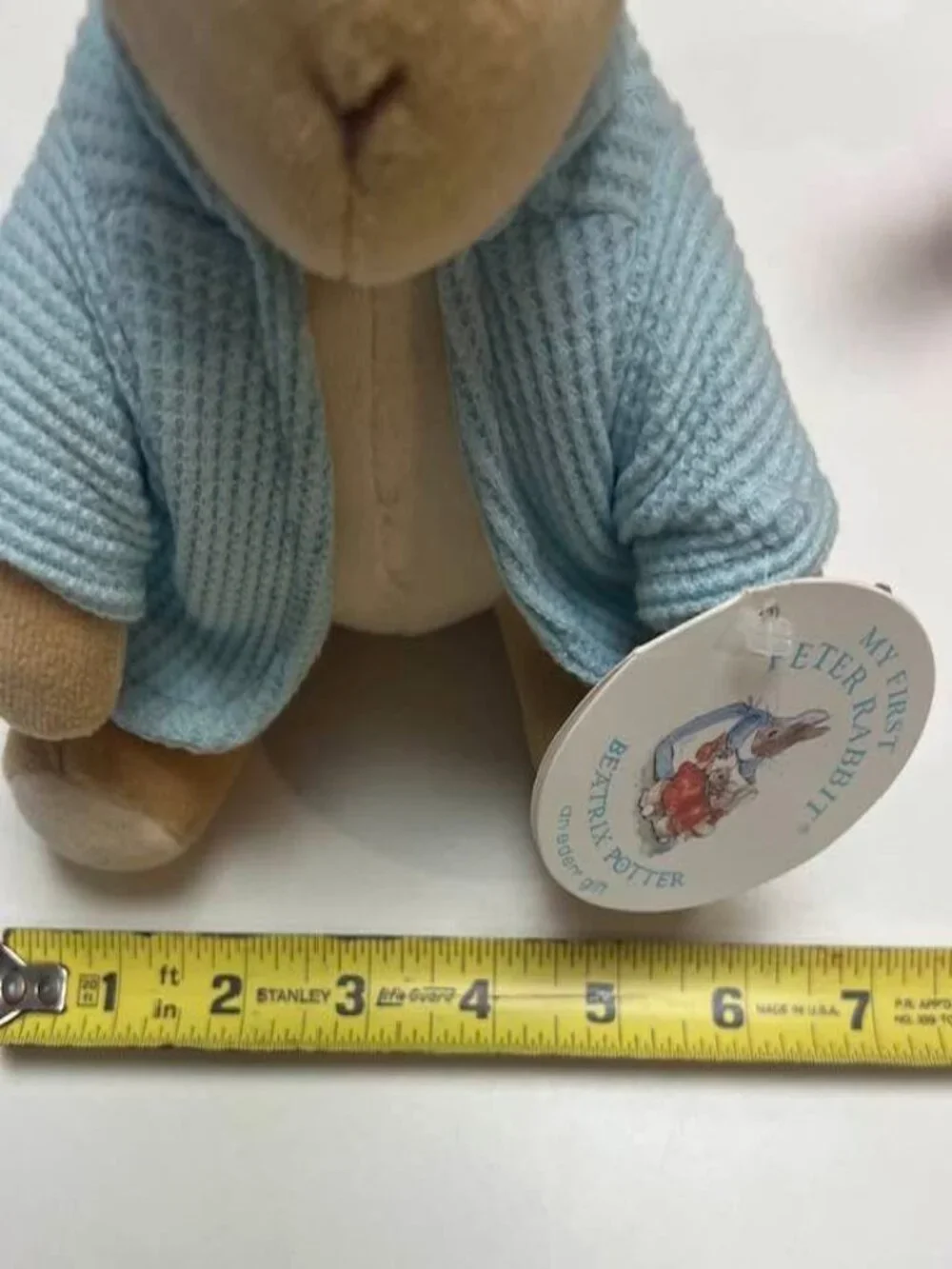 Peter Rabbit plush w/tag + Jumbo Puzzle Case New